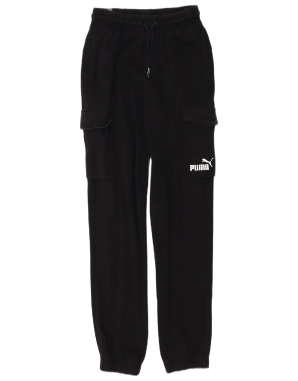 Puma Mens Cargo Tracksuit Trousers Joggers XS Black Cotton