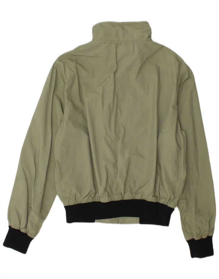 REFRIGIWEAR Mens Rain Jacket UK 36 Small Green Colourblock Polyamide