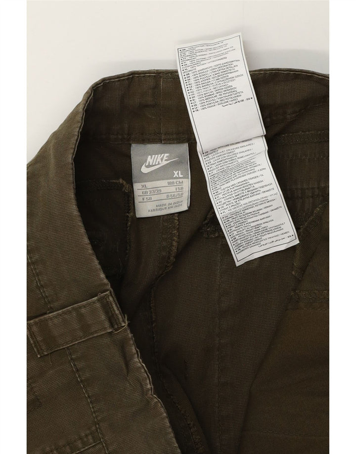 Nike Mens Cargo Shorts XL W38 Khaki Cotton