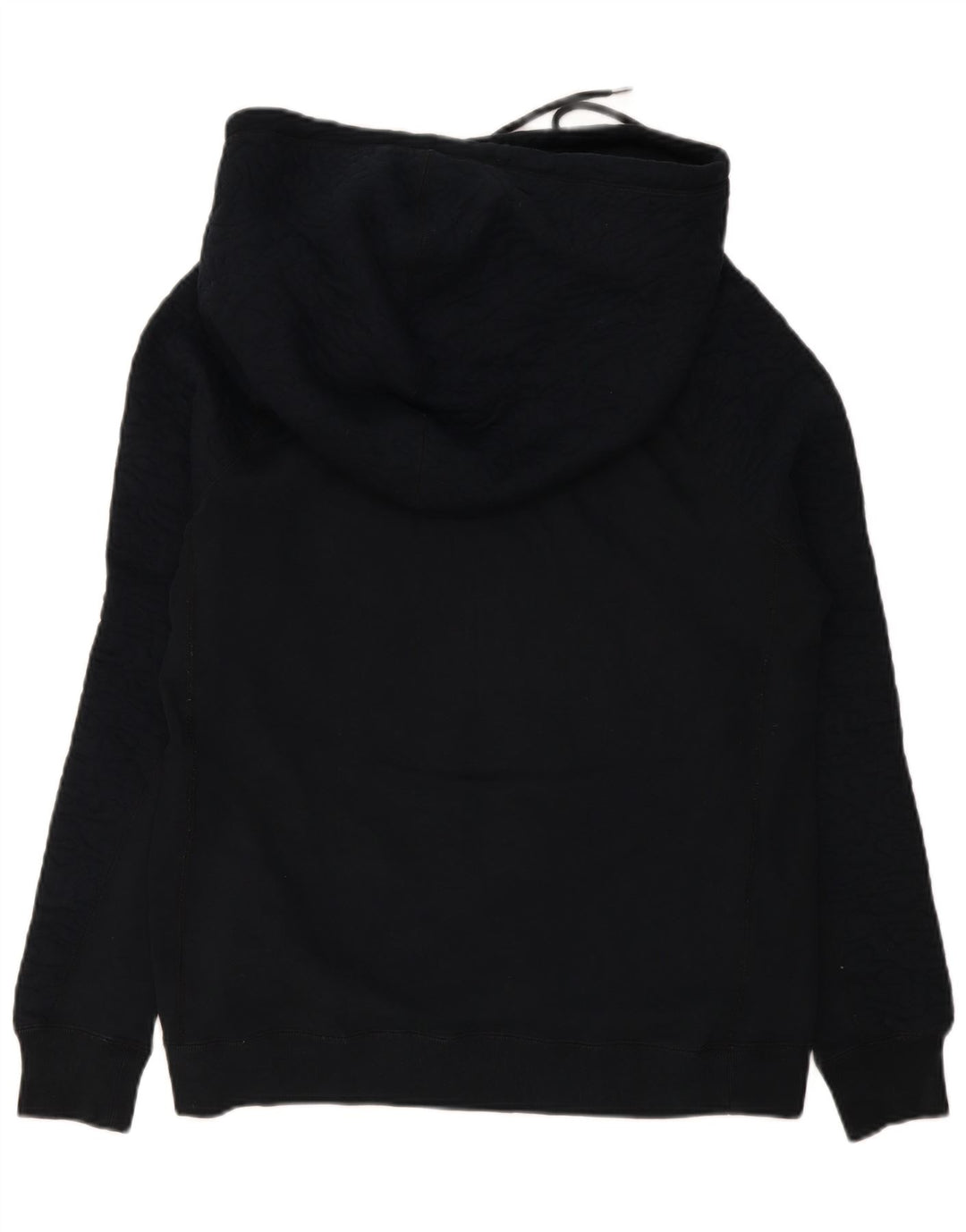 Nike Womens Oversized Hoodie Jumper UK 14 Medium Black Cotton
