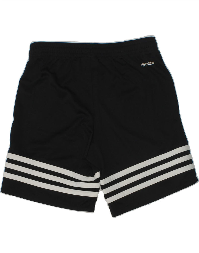 ADIDAS Boys Climalite Sport Shorts 7-8 Years Black Polyester | Vintage Adidas | Thrift | Second-Hand Adidas | Used Clothing | Messina Hembry 