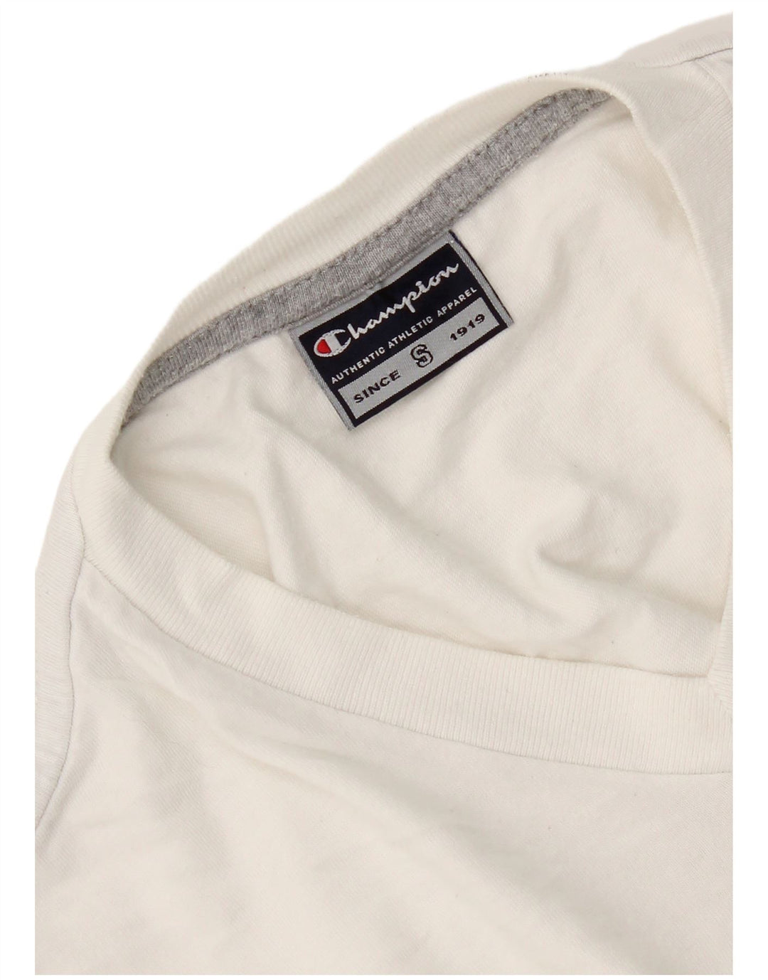 Champion Mens T-Shirt Top Small White