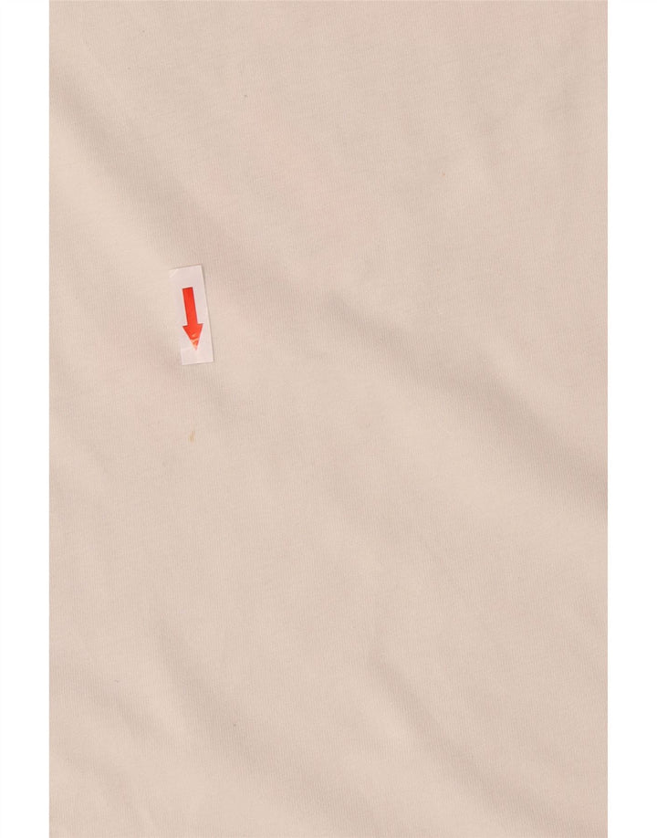 Jordan Mens Graphic T-Shirt Top Medium White Cotton