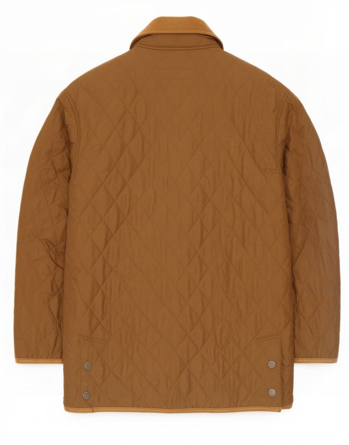 Armata Di Mare Mens Quilted Jacket IT 48 Medium Brown Polyester