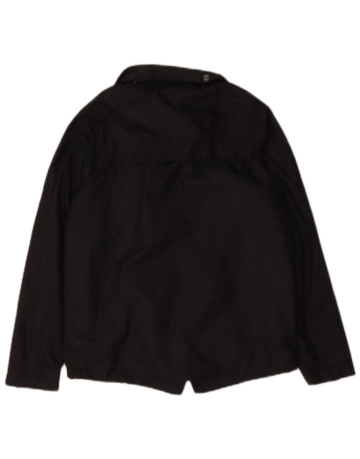Nike Boys Tracksuit Top Jacket 12-13 Years Large Black Polyester