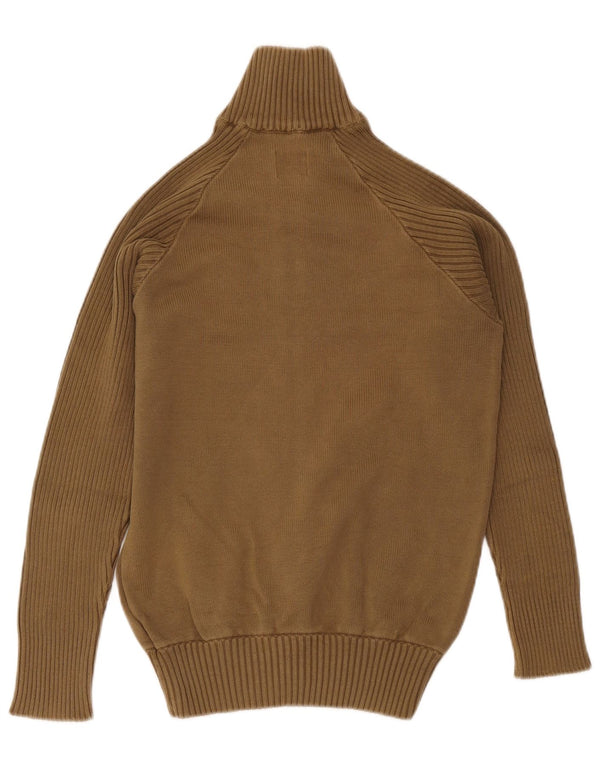 Dockers Mens Cardigan Sweater Small Khaki