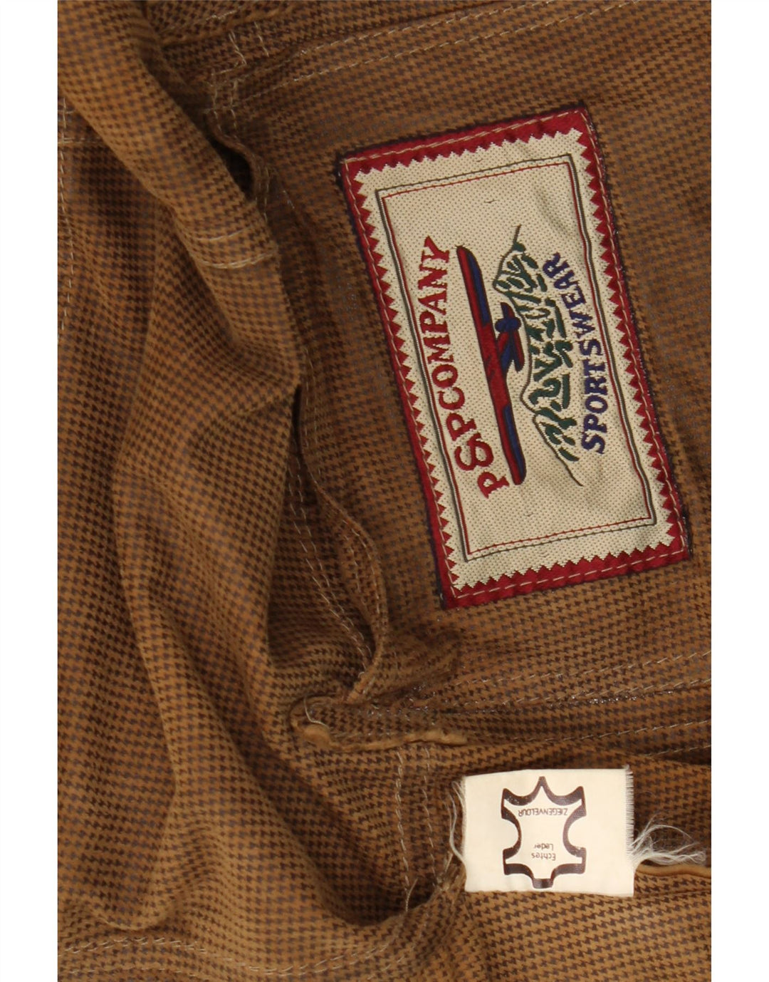 VINTAGE Mens 2 Button Suede Blazer Jacket UK 42 XL Brown Leather