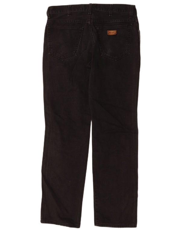 Wrangler Mens Straight Jeans W34 L31 Black