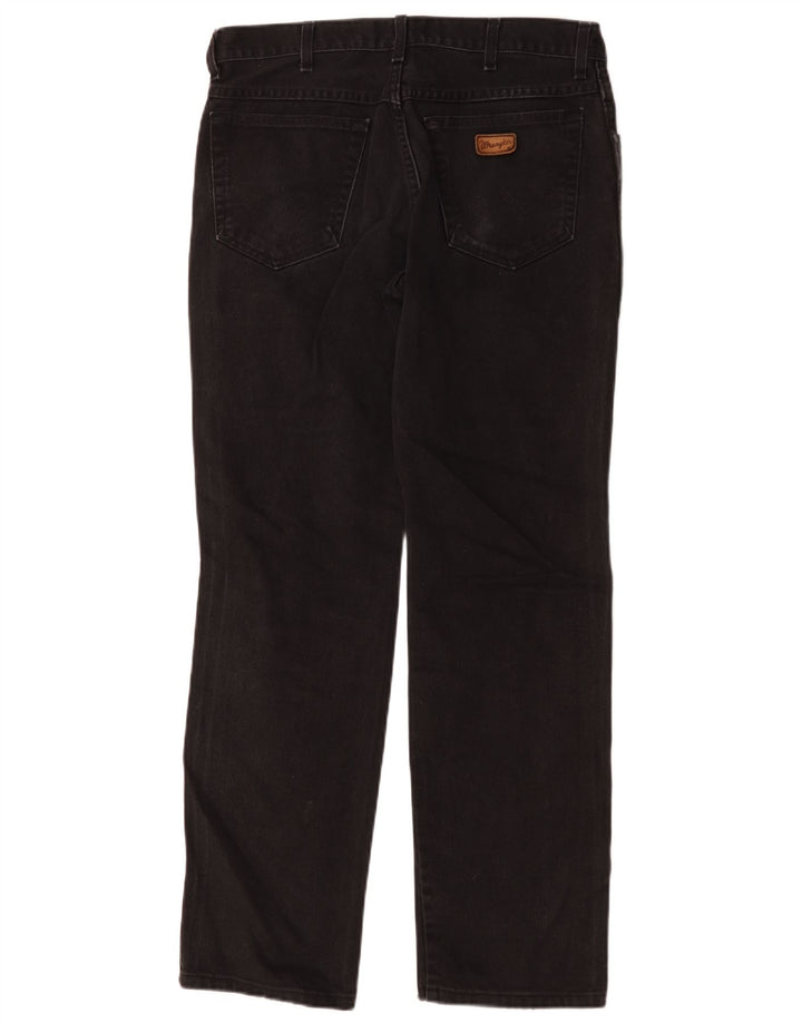 Wrangler Mens Straight Jeans W34 L31 Black