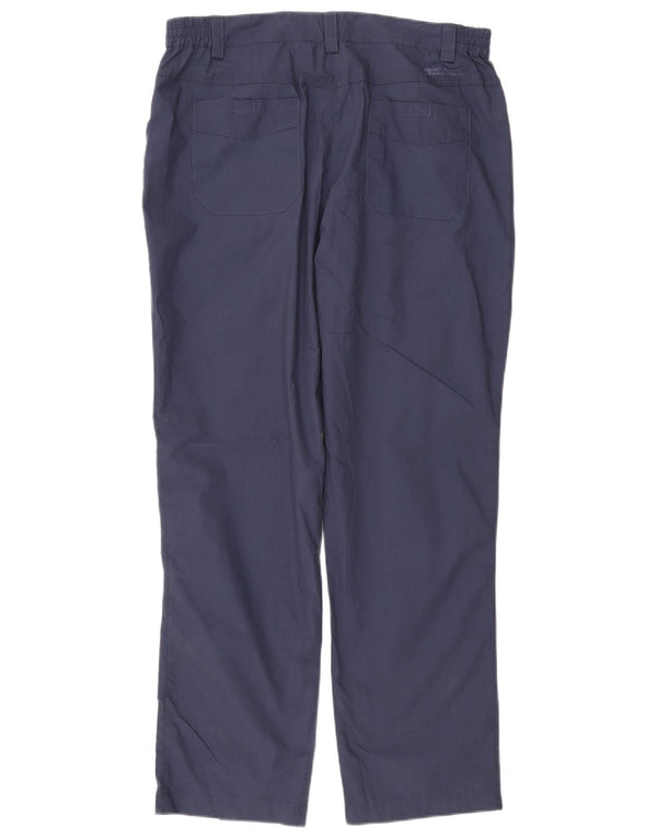 Mountain Warehouse Womens Chino Trousers UK 16 Large W38 L31 Navy Blue