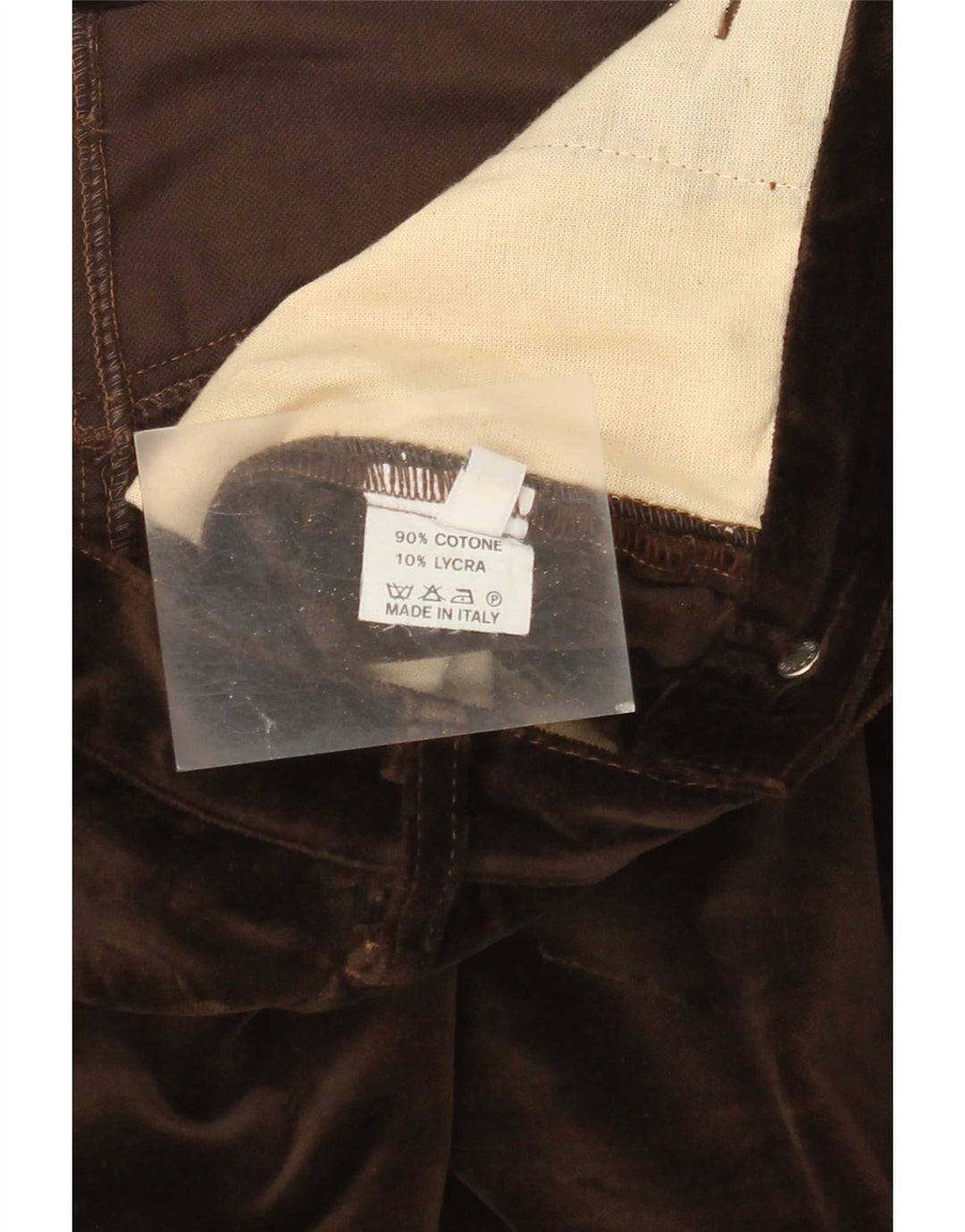 Blumarine Womens Pencil Skirt IT 44 Medium W28 Brown Cotton