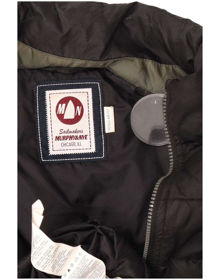 Murphy & Nye Mens Padded Gilet UK 40 Large Black Polyamide