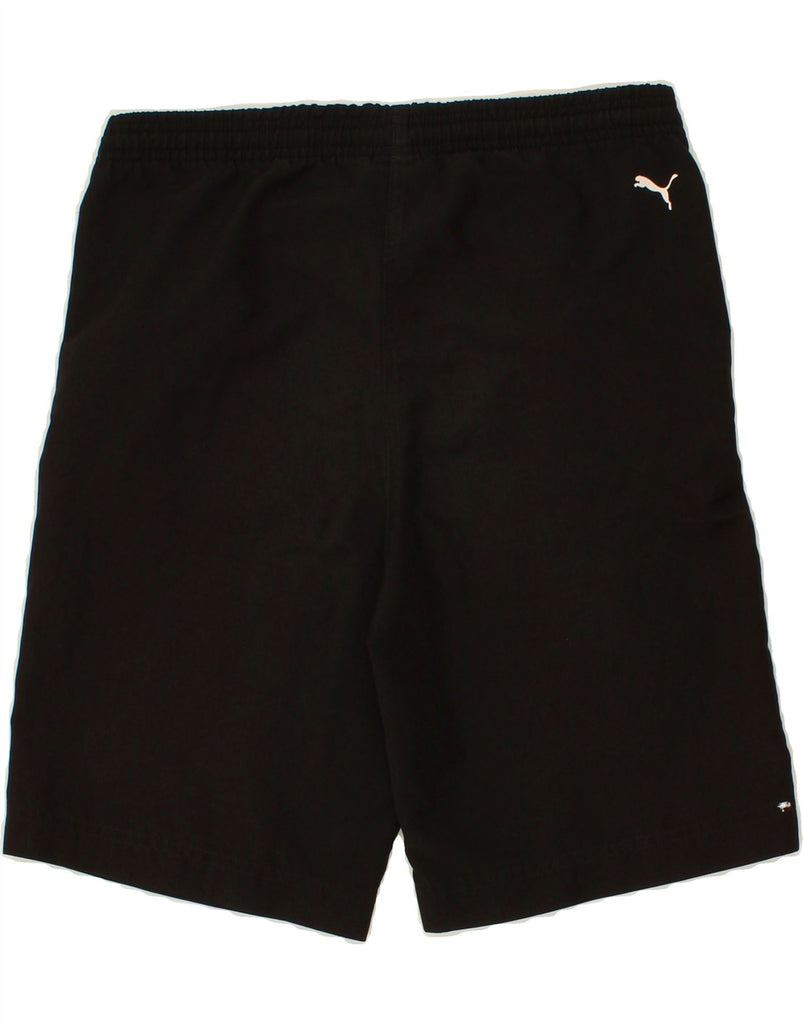 PUMA Mens Graphic Sport Shorts Small Black Polyester Vintage Puma and Second-Hand Puma from Messina Hembry 