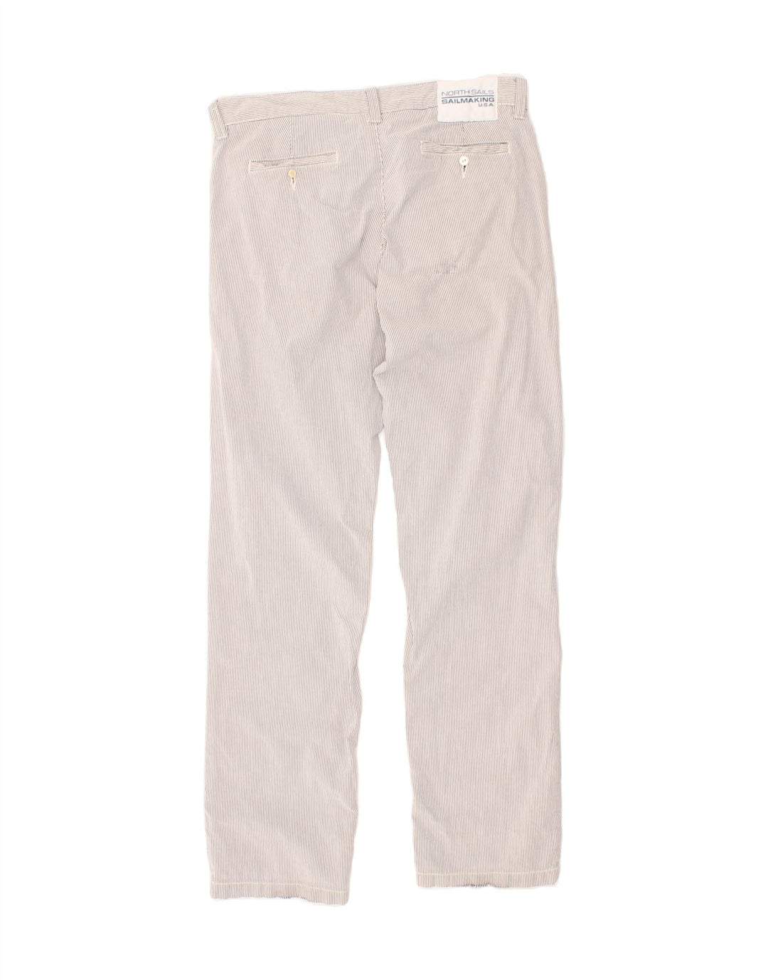 NORTH SAILS Womens Straight Chino Trousers IT 46 Large W34 L32 Grey Vintage North Sails and Second-Hand North Sails from Messina Hembry 