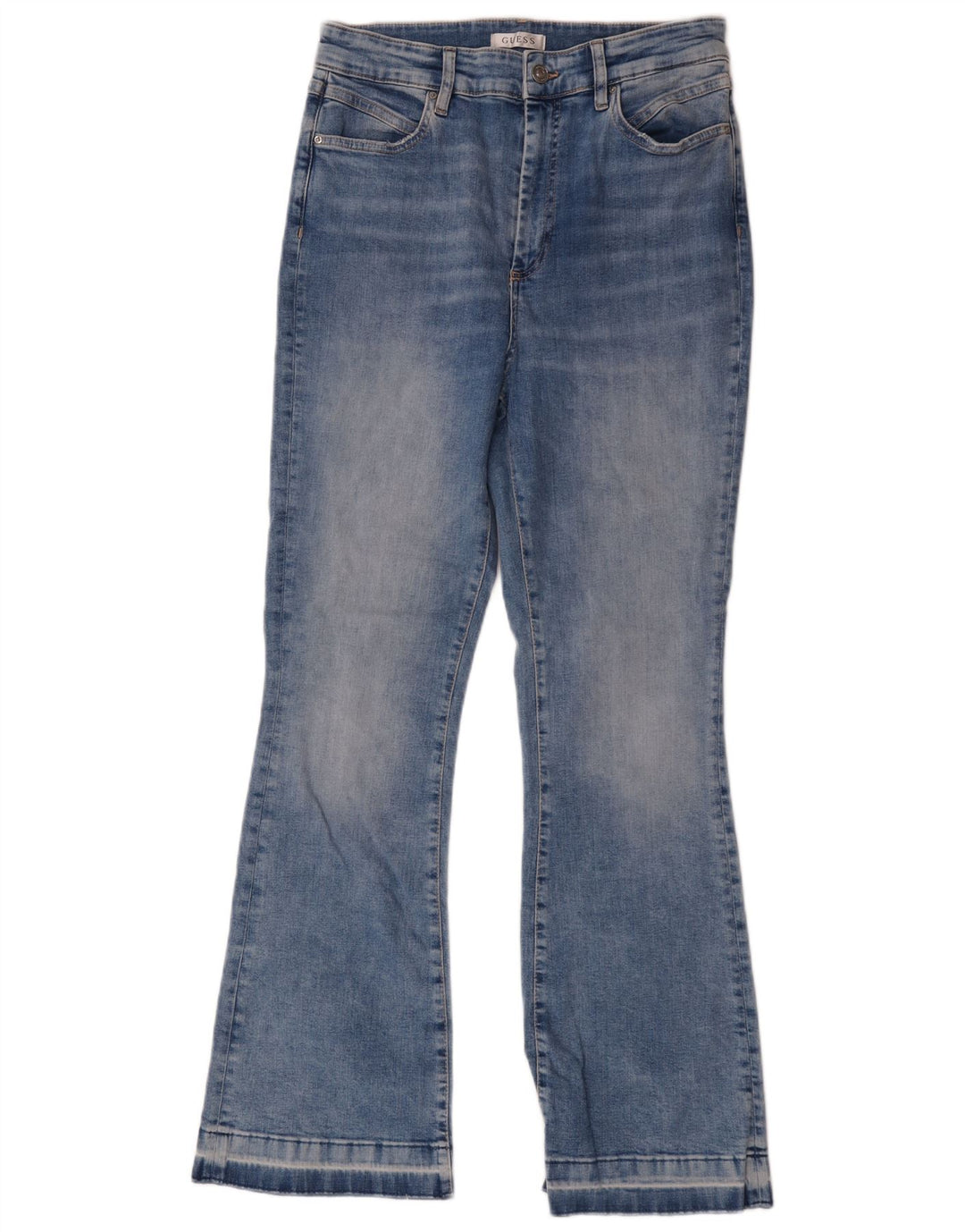 Guess Womens Bootcut Jeans W30 L30 Blue Cotton