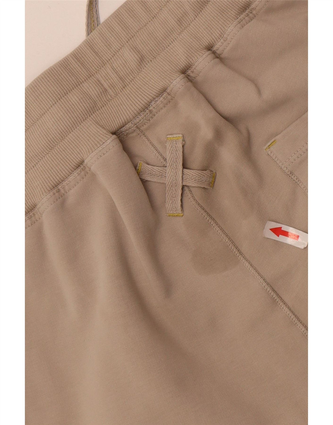 White Stuff Womens Tracksuit Trousers UK 12 Medium Beige Colourblock Cotton