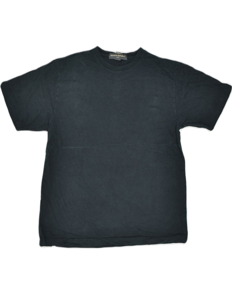 BANANA REPUBLIC Mens T-Shirt Top Small Black Cotton | Vintage | Thrift | Second-Hand | Used Clothing | Messina Hembry 