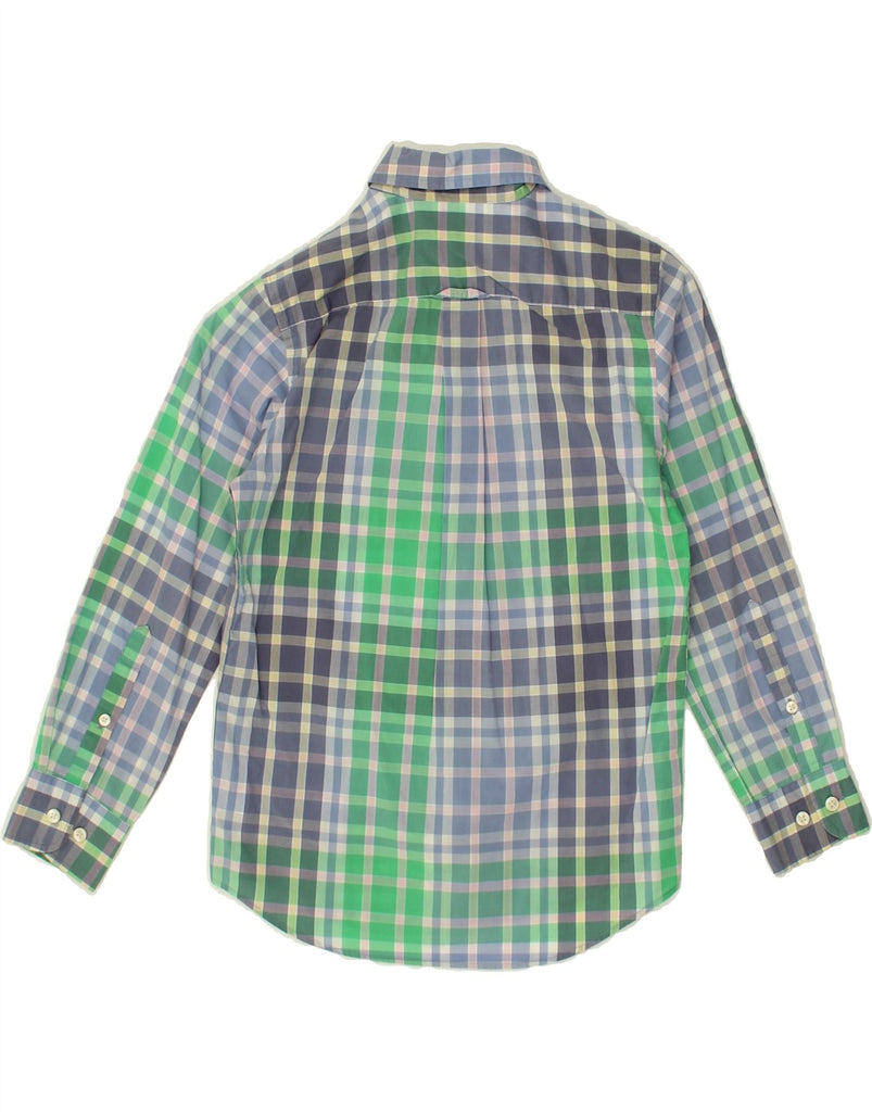 GANT Boys University Poplin Shirt 7-8 Years Medium  Green Check Cotton | Vintage Gant | Thrift | Second-Hand Gant | Used Clothing | Messina Hembry 