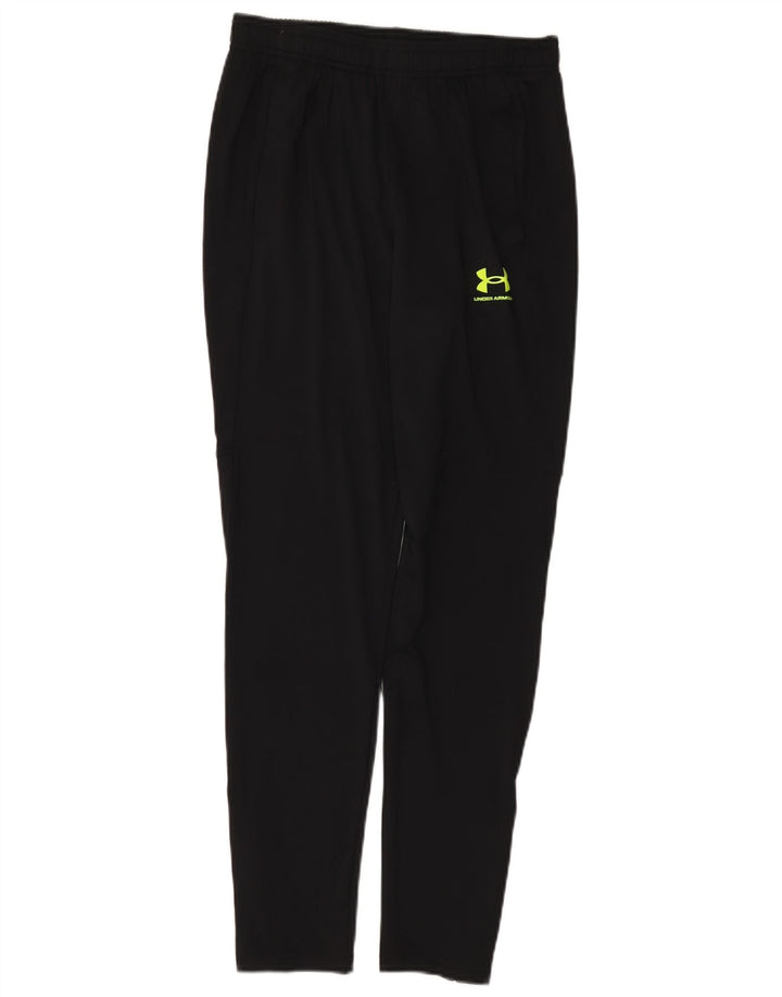 Under Armour Mens Tracksuit Trousers Small  Black Polyester