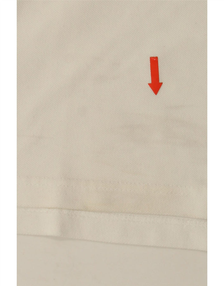 LEVI'S Mens Polo Shirt XL White Vintage Levi's and Second-Hand Levi's from Messina Hembry 