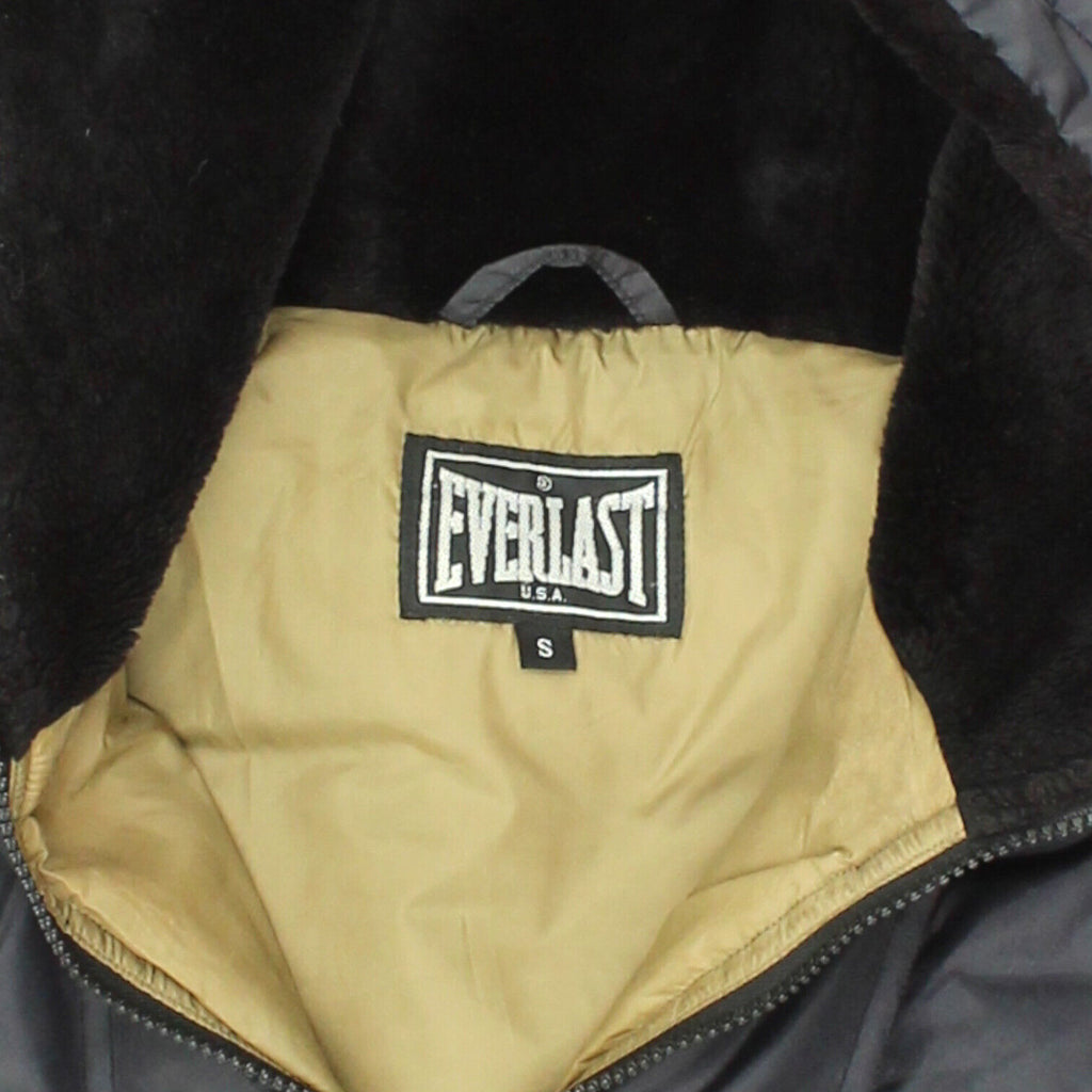 Everlast Mens Navy Half Zip Hooded Puffer Jacket | Vintage Boxing Sportswear VTG | Vintage Messina Hembry | Thrift | Second-Hand Messina Hembry | Used Clothing | Messina Hembry 