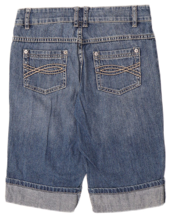 Benetton Boys Denim Shorts 11-12 Years XL W27 Blue Cotton