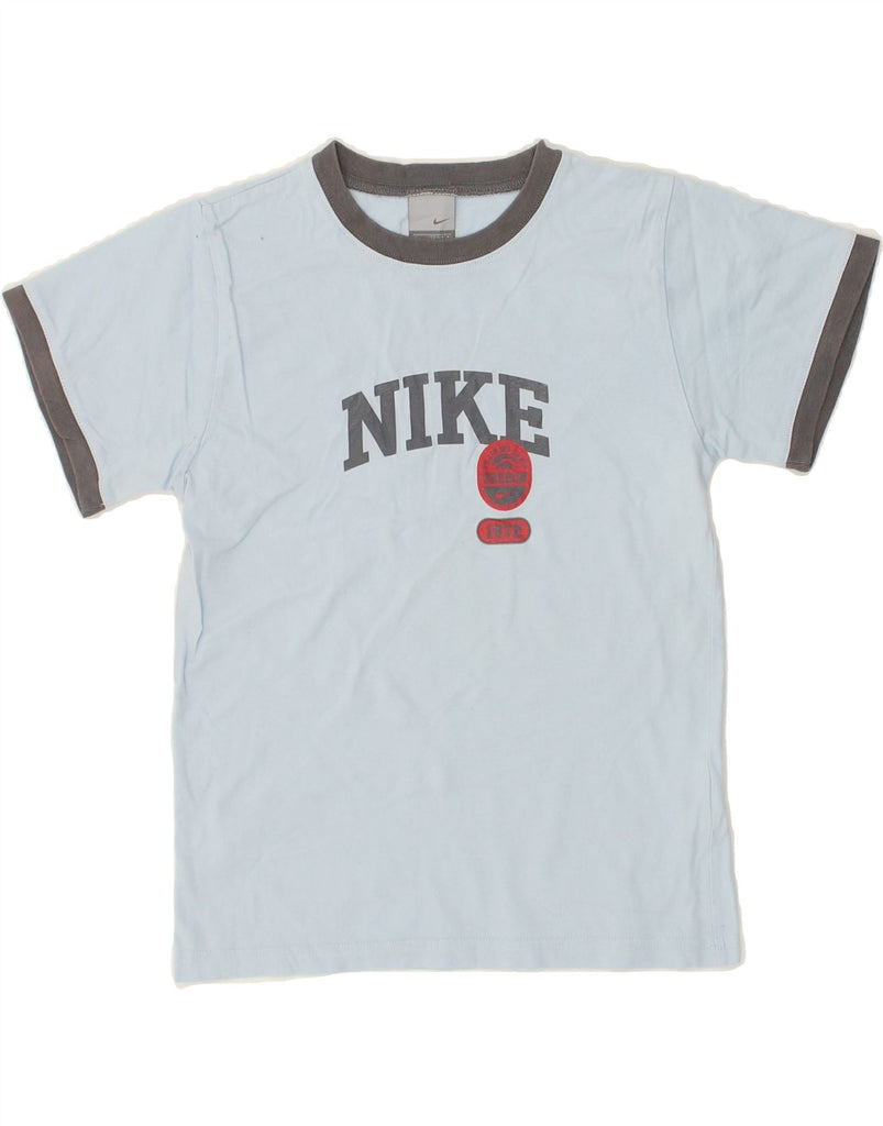 NIKE Boys Graphic T-Shirt Top 7-8 Years XL Blue Cotton | Vintage Nike | Thrift | Second-Hand Nike | Used Clothing | Messina Hembry 