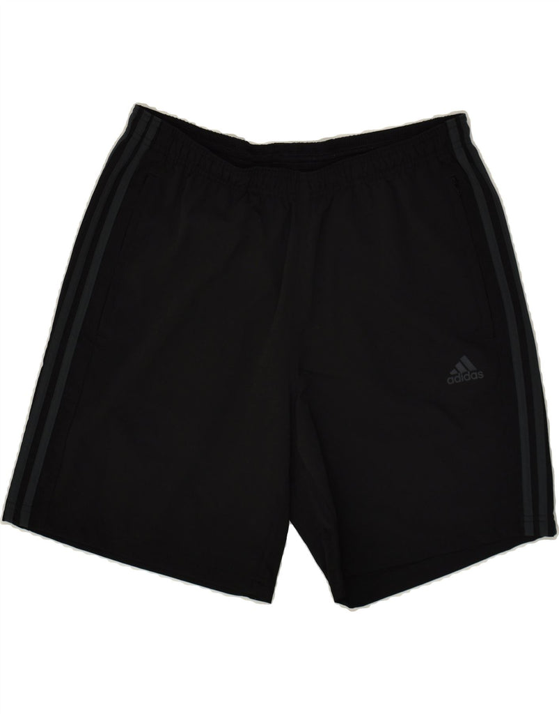 ADIDAS Mens Climacool Sport Shorts Large Black Polyester | Vintage Adidas | Thrift | Second-Hand Adidas | Used Clothing | Messina Hembry 