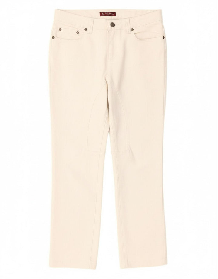 SIVIGLIA Womens Straight Jeans W27 L27 White Cotton
