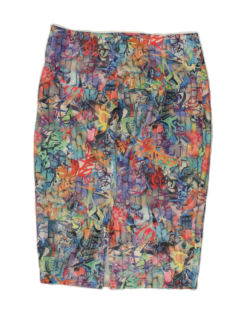 VINTAGE Womens Abstract Pattern Pencil Skirt W28 Medium  Multicoloured | Vintage Vintage | Thrift | Second-Hand Vintage | Used Clothing | Messina Hembry 