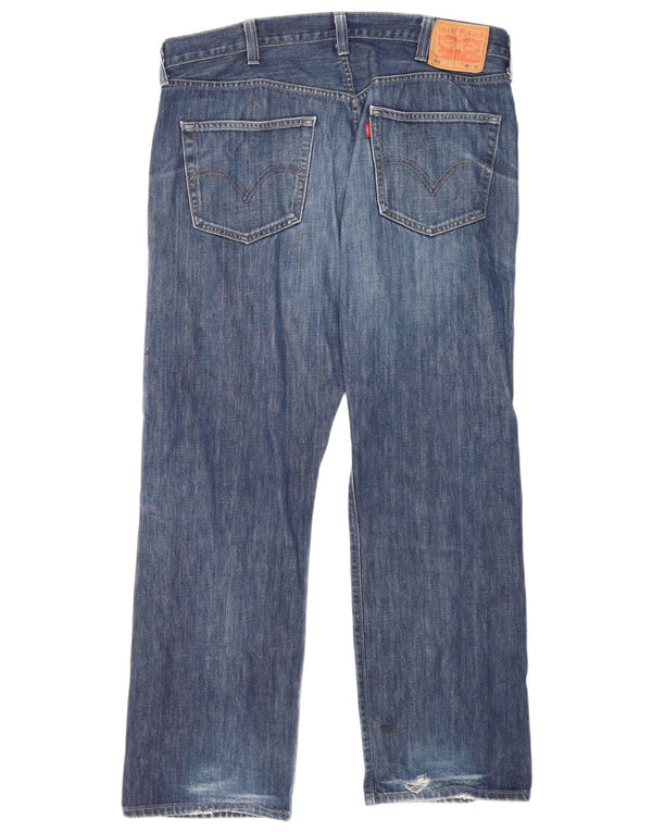 Levi's Mens Straight Jeans W40 L32 Blue Classic