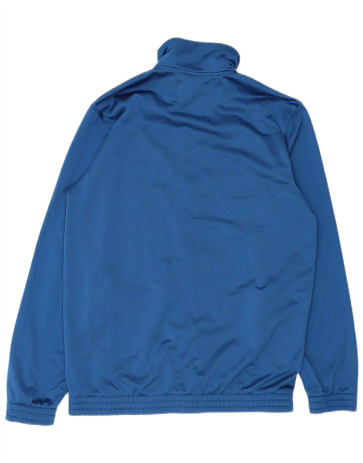 Adidas Mens Tracksuit Top Jacket UK 42/44 Large Blue Polyester