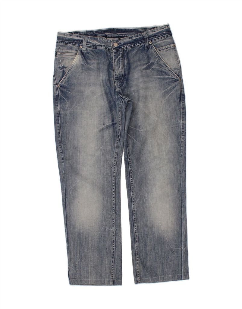 ZARA Mens Straight Jeans W34 L29  Blue Cotton Vintage Zara and Second-Hand Zara from Messina Hembry 