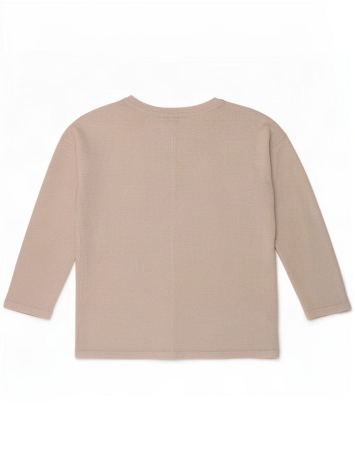 Zara Womens Trafaluc Top Long Sleeve UK 14 Medium White