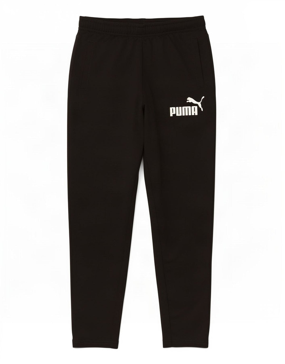 Puma Boys Graphic Tracksuit Trousers 9-10 Years Black Polyester