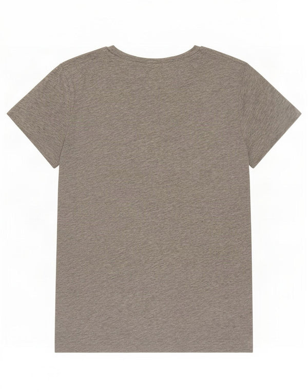 Levi's Womens Graphic T-Shirt Top UK 6 XS Grey Flecked Cotton