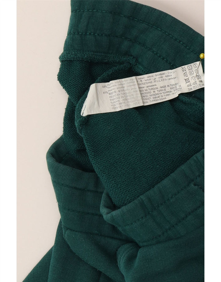 Zara Mens Tracksuit Trousers Joggers Small  Green Cotton