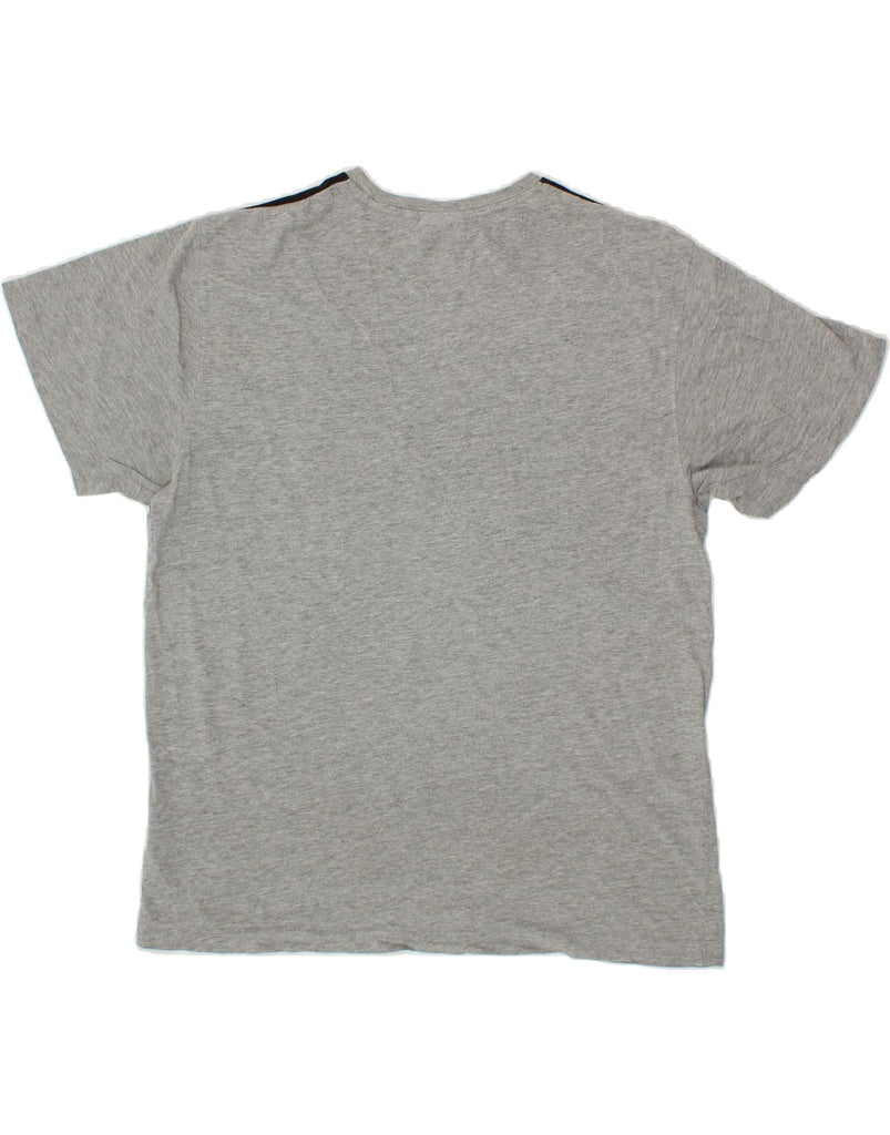 FILA Mens Graphic T-Shirt Top Large Grey Colourblock Cotton Vintage Fila and Second-Hand Fila from Messina Hembry 