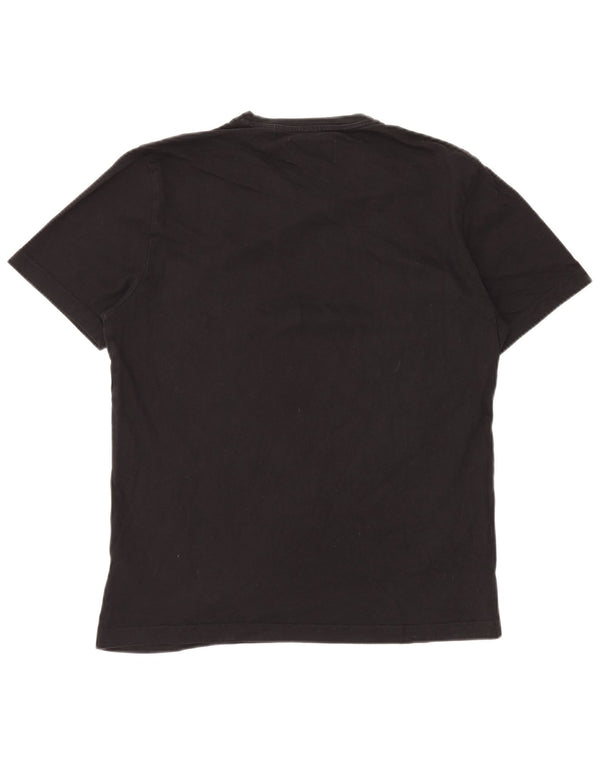 PENGUIN Mens T-Shirt Top Large Black Cotton