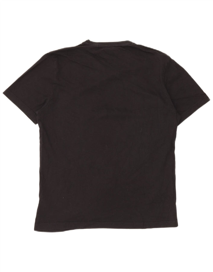 PENGUIN Mens T-Shirt Top Large Black Cotton