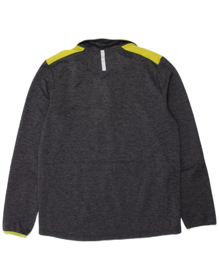 RUSSELL ATHLETIC Boys Pullover Tracksuit Top 10-11 Years Large Grey