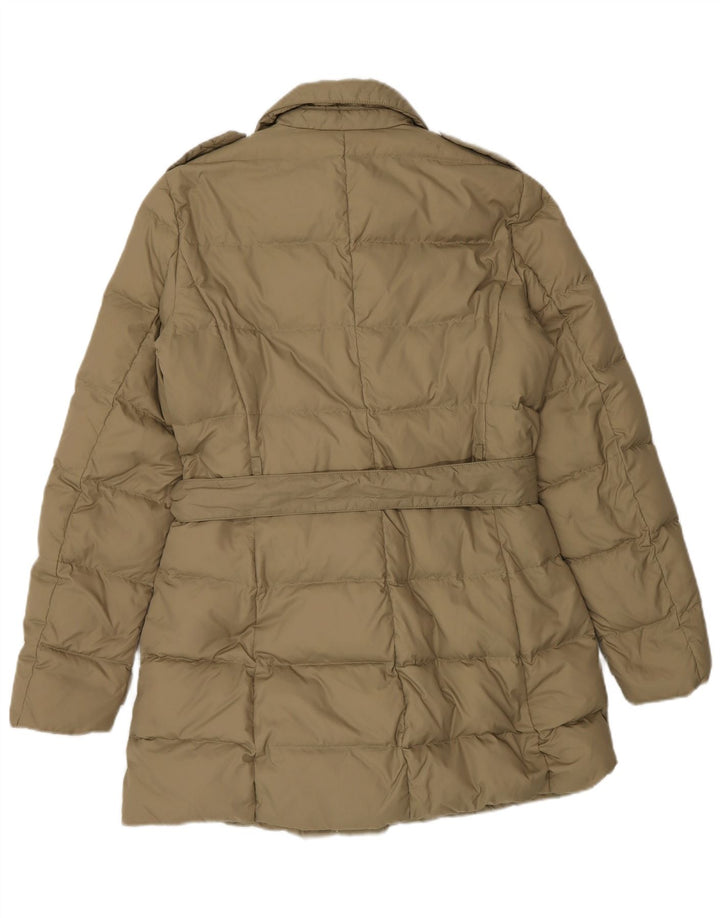 Aspesi Womens Military Double Breasted Padded Coat UK 10 Small Beige
