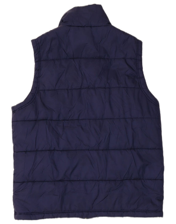 Kappa Mens Padded Gilet UK 40 Large Navy Blue Polyamide