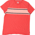 FAT FACE Mens T-Shirt Top 2XL Red Colourblock Cotton