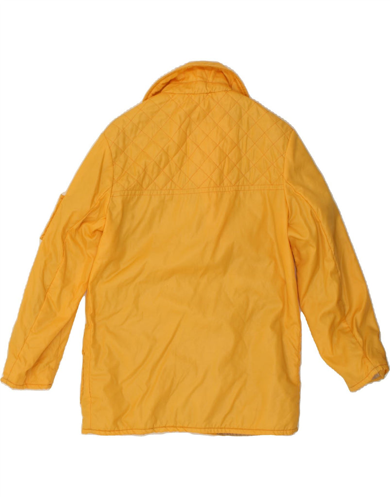 VINTAGE Womens Quilted Jacket UK 16 Large Yellow | Vintage Vintage | Thrift | Second-Hand Vintage | Used Clothing | Messina Hembry 