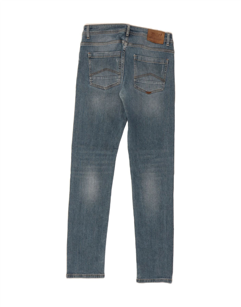 MARLBORO CLASSICS Mens Distressed Regular Tapered Jeans W32 L32 Blue Vintage Marlboro Classics and Second-Hand Marlboro Classics from Messina Hembry 