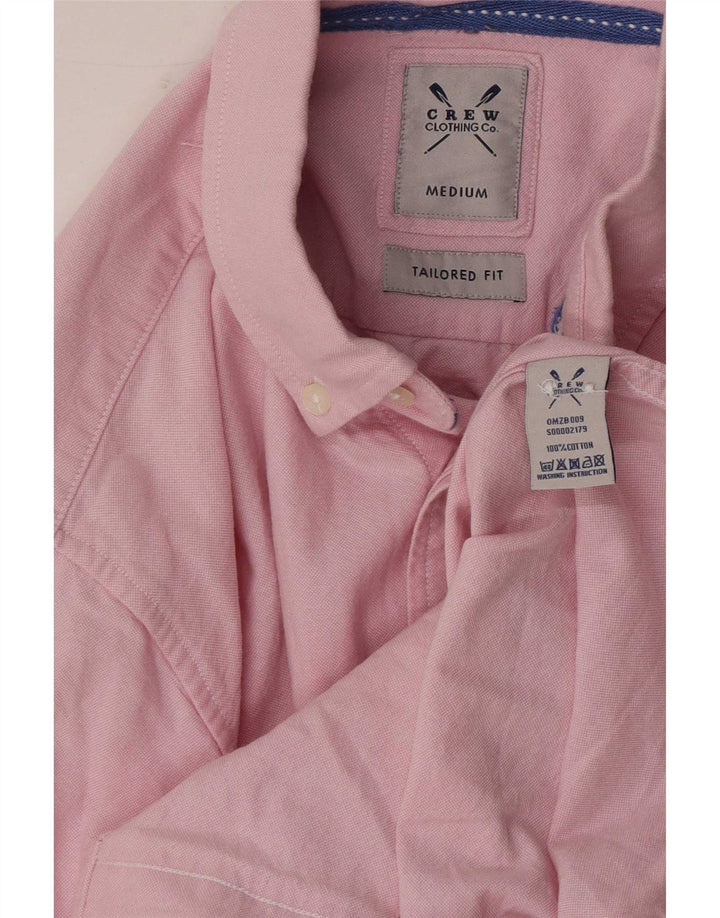 Crew Clothing Mens Tailored Fit Shirt Medium Pink Cotton