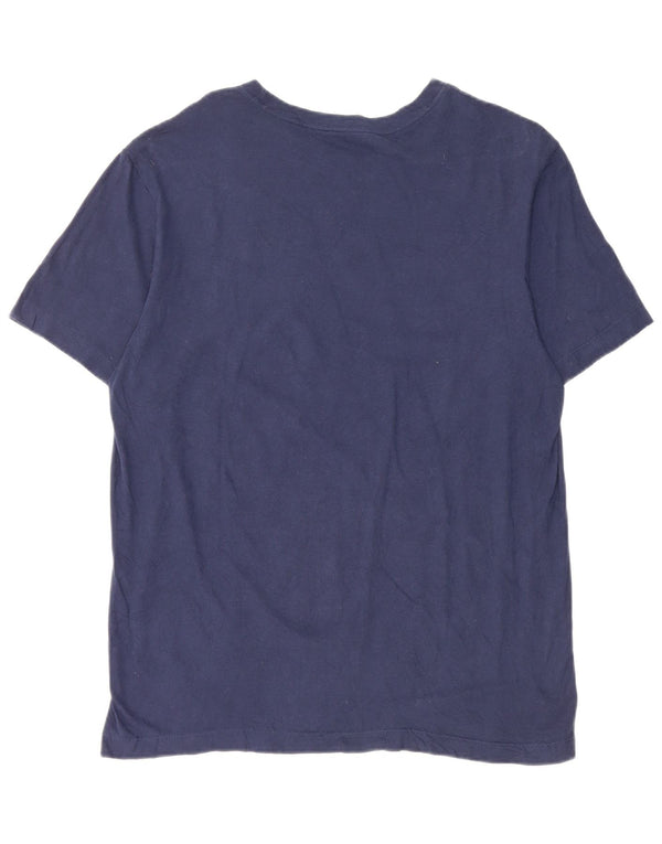 Nike Mens Wrigleyville Graphic T-Shirt Top Medium Navy Blue Cotton