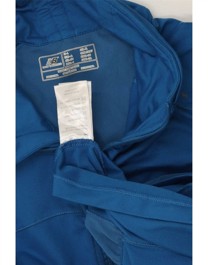 New Balance Womens Tracksuit Top Jacket UK 18 XL Blue Polyester