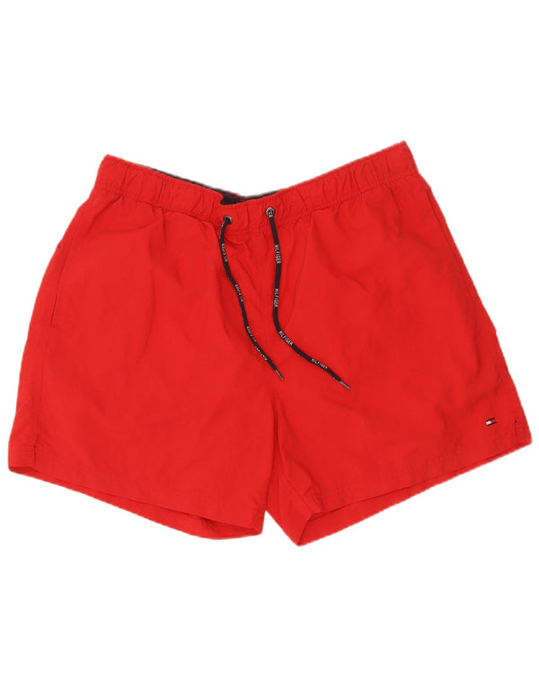 Tommy Hilfiger Mens Swimming Shorts Large  Red